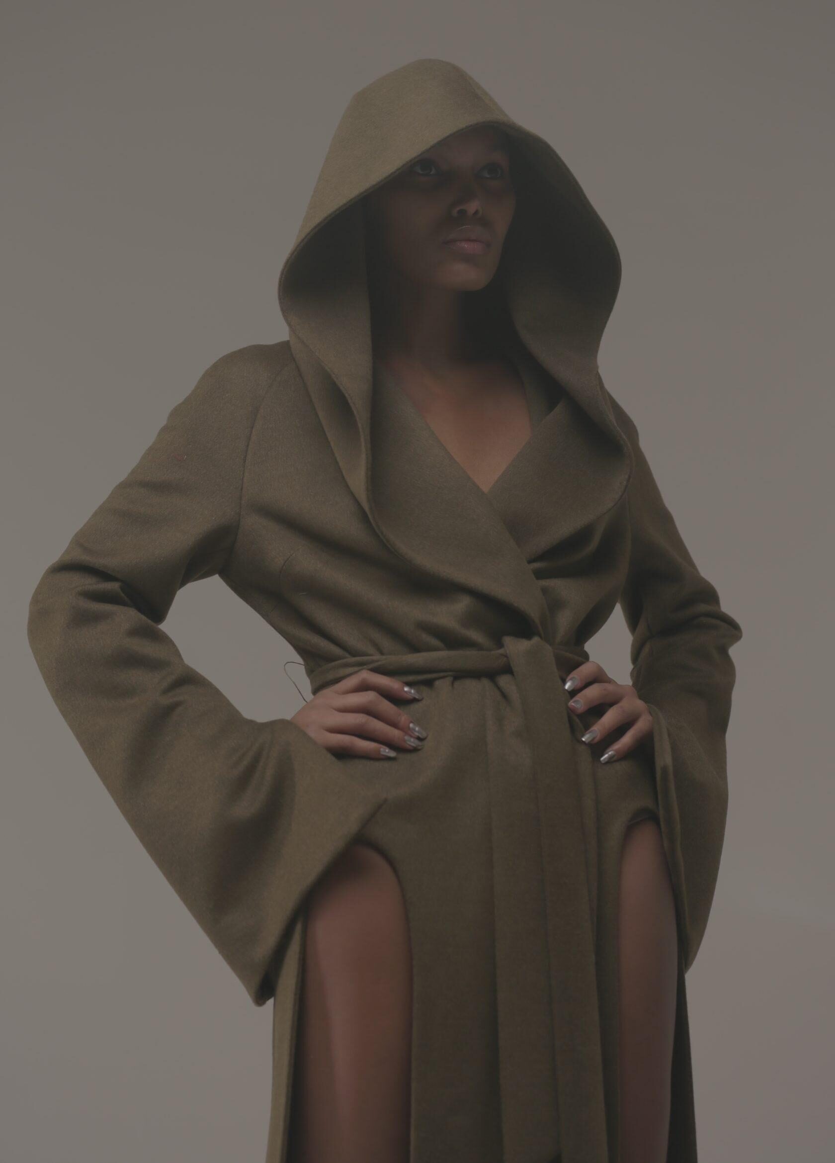 Short coat — khaki